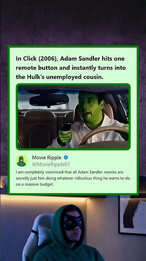 Click 2006 Adam Sandler Turns Into the Hulks Unemployed Cousin