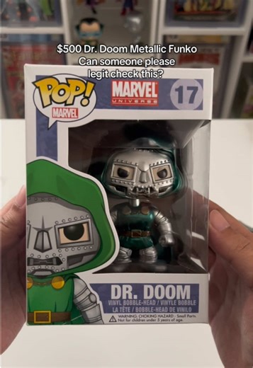 Unboxing My $500 Doctor Doom Metallic Funko Pop!