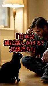 「日本人は猫に話しかける?おかしいだろ」世界的俳優が藁にもすがる思いで試した"日本の奇妙な方法"に全米が驚愕#日本称賛 #日本 #感動 #海外の反応 ＃猫