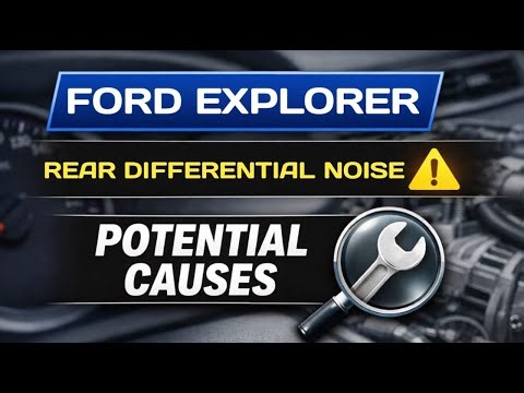 Ford Explorer Rear Differential Noise – Likely Reasons Explained