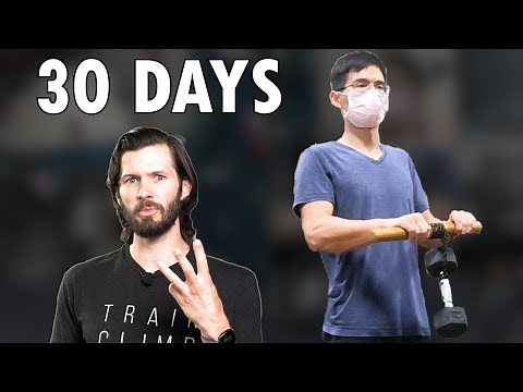 This Average Climber Trained Wrist Rolling for 30 days - Ft. ‪@HoopersBeta‬