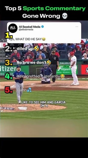 Top 5 Sports Commentary Moments That Sounded Wrong💀