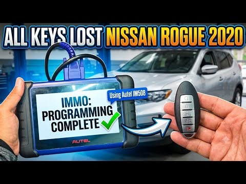 2020 Nissan Rogue All Keys Lost Programming | Autel IM508 & PCM Warning Explained