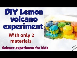 Science Experiment for kids in Tamil Easy|STEM Experiment for kids|Easy lemon volcano experiment