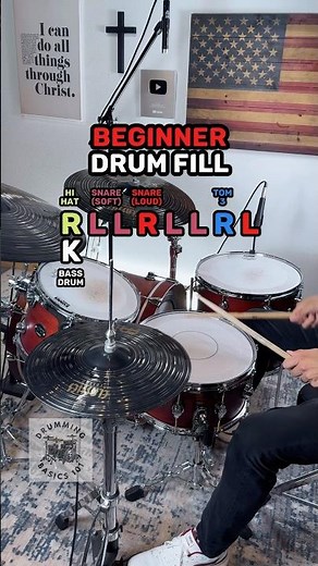 Drum Like a PRO: Beginner Drum Fill 🥁