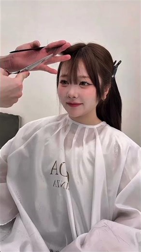 Korean Style Layered Haircut Transformation! 😍✂️#haircut #hairstyle #hairtransformation #shorts