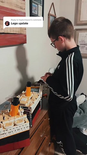 Caden's Lego Journey: Box 2 Update on the LEGO Titanic Build