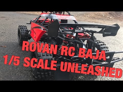 ROVAN RC BAJA 1/5 SCALE GAS OFF ROAD TRUCK UNLEASHED