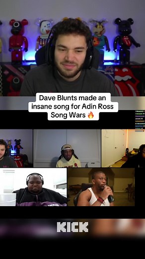 Dave Blunts Adin Ross Song Wars Performance