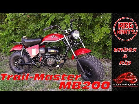 Trailmaster MB200 Unboxing & Impressions ~ Mini Bike Monday