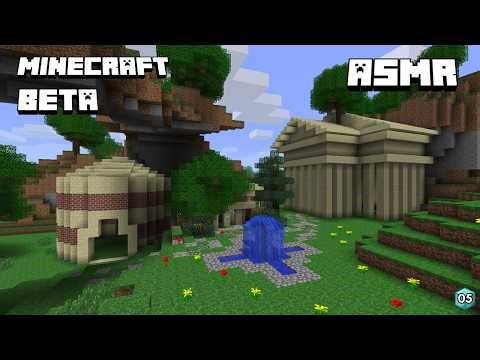 ASMR Beta Minecraft ~ Cozy Roman Town (Soft Whisper + Keyboard)