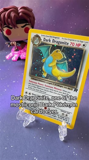 Vintage Spotlight - Dark Dragonite from Team Rocket. All the way back from 2000! #pokemoncards #pokemontcg #teamrocket #vintagepokemon #dragonite