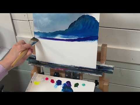 I LOVE This Painting! Acrylic Tutorial