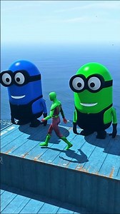 GTA 5 Epic Spiderman Ragdolls | Jumps / Fails ep.1421 #shorts