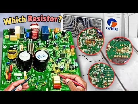 Gree Mini Split AC Circuit Error, Faulty Resistor That Saved the Day!