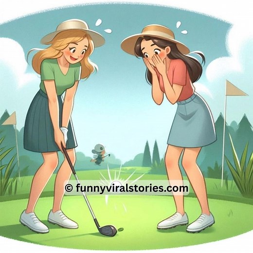 8.4K views | Two women were playing a relaxed round of golf when one...