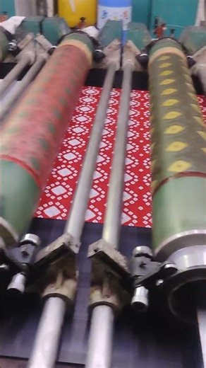 Satisfying Fabric Printing Machine 😍 See the Transformation! #textilefactory
