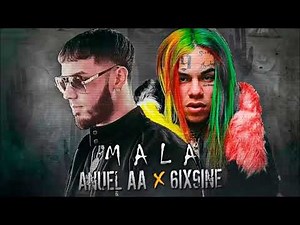 6ix9ine x Anuel AA - Mala (Audio Oficial)