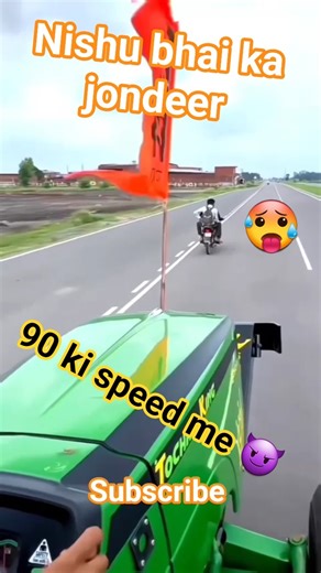 nishu bhai ne bhagaya 990 ki speed e tractor 🥺😎 #trending #siddhu🥺❤️ #nishudeshwal_jaat #farming855
