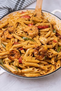 Best Rasta pasta Recipe – Jerk Shrimp Pasta