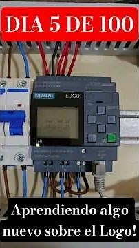 Day 5 of 100 learning about Siemens LOGO! Today: TON and TOFF timers. #plc #automation
