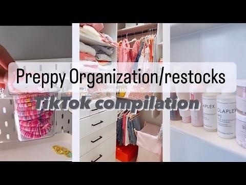 Preppy organization/Restock 🪴⚡️|Tiktok Compilation | #4
