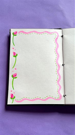 Easy Aesthetic Front Page Design ✨🌷