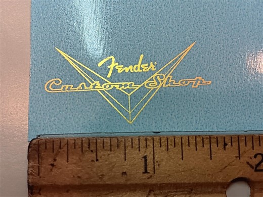 Metallic Gold Guitar Headstock Waterslide Decal: Custom Shop Edition, for BACK OF HEADSTOCK - Etsy Canada