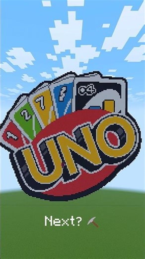 Uno game in Minecraft! 🃏 #minecraft #uno #unocardgame #unocards #unogame #shorts