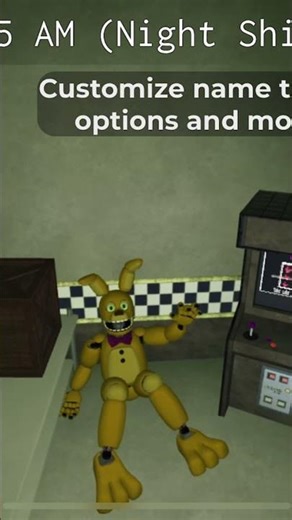 Spring Bonnie spring lock failure #roblox #fivenightsatfreddys #foryou #foryoupageshorts
