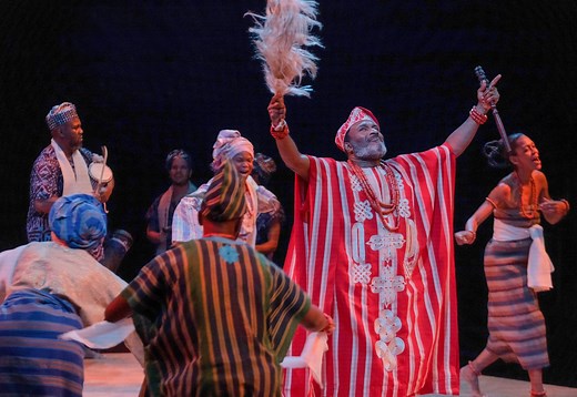 “A once-in-a-lifetime theatrical event” – Toronto Star ✨ Here's a sneak peek of Death and the King's Horseman, now on stage at the Tom Patterson Theatre. This year's production of Wole Soyinka's masterpiece ends October 29. Book your tickets before it's too late! ⬇ https://www.stratfordfestival.ca/WhatsOn/PlaysAndEvents/Production/Death-and-the-Kings-Horseman | Stratford Festival
