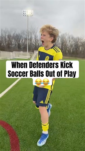 Soccer Players Who Kick Balls Out of Play 😳😂😂 #soccerplayer #soccershorts #footballer #mlsnext