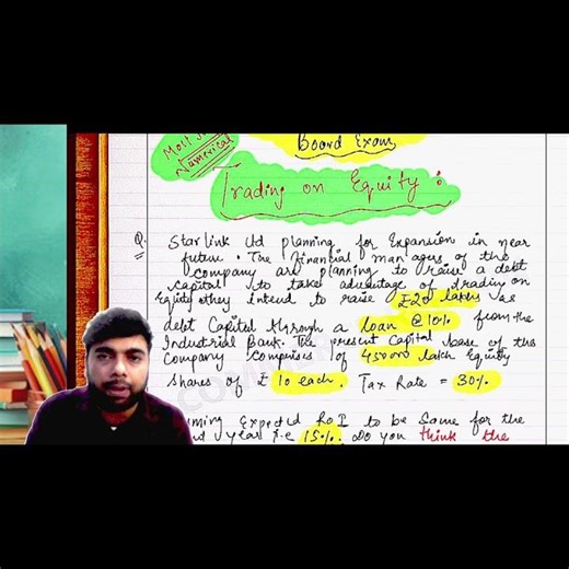 Financial Market Trading on Equity Numericals | Class 12 BST Chapter 10 | Easy Tricks + MCQs 💯