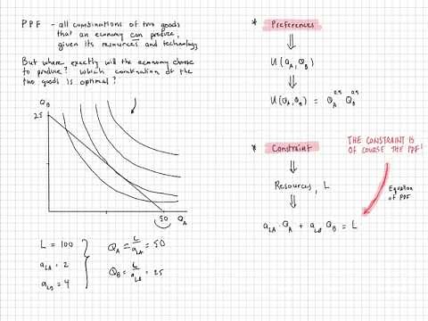 How To - find optimal consumption point on PPF