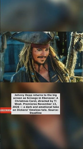 Johnny Depp Returns as Scrooge in “Ebenezer: A Christmas Carol” — Movie News #328 (24 October 2025)