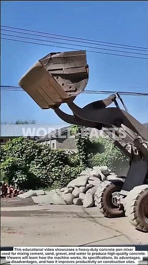 Heavy-Duty Concrete Pan Mixer – Powerful Construction Mixing Machine