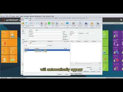 AutoCount - Smart Search Lookup (AutoCount Accounting 2.1)