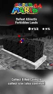 Super Mario 64 Defeat Abiectis - Forbidden Lands #8RedCoins