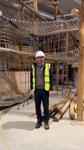 James is taking us on a little sneak peek tour of the new Indoor Play! 🌳 Fun for everyone, whatever the weather, all year long! #Birdworld #NaturallyPlayful #NewAtBirdworld #IndoorPlay #FamilyAdventure #GetReadyToPlay | Birdworld UK