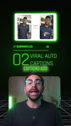 Comment "Editing" and get direct link to Submagic.co Never spending 10 hours editing in Adobe