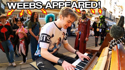 Playing the new Demon Slayer OP at a convention