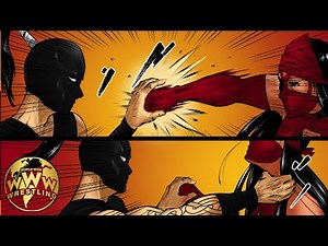 A Race to the Top of the Ladder for the Title! Women's Wrestling Animated Comics Story S8 Ep.4
