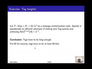 Message Authentication