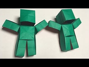 Minecraft Origami tutorial