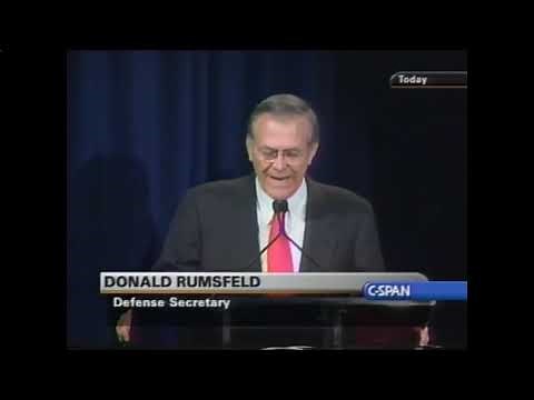 Donald Rumsfeld speech September 10, 2001