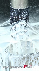 The ExtendedForceMill is specially designed for high-efficiency rough shoulder milling of titanium alloy and cast iron parts. The inserts combine a sharp cutting edge and a large rake angle to generate lighter cutting action and reduced cutting force. Plus, multiple-edge double-sided inserts for maximum cost efficiency. Learn more here > https://tungaloy.com/us/product/milling/extendedforcemill/ #cnc #aerospace #machinist #cncmachining #TungaloyNTK #milling #aerospaceengineering | Tungaloy-NTK A