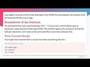 Extracting postertrip Class Data from HTML Using Perl's HTML::TreeBuilder