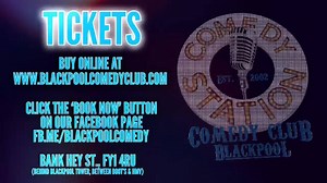 Tickets: www.blackpoolcomedyclub.com Comedy Station Comedy Club Bank Hey Street Blackpool FY1 4RU (Between Blackpool Tower, between Boot’s & HMV) 01253 381381 We’re starting Easter weekend early this year, with our first ever gong show on Thursday night! Doors 19:00, Show 20:00, Entry £5 Then, on Friday & Saturday, we’ve got one hell of a line-up for you: From Have Got News for You, Never Mind the Buzzcocks, 8 Out of 10 Cats & more, Tony Law headlines the shows, supported by Keith Carter as Nige