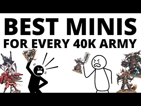 Warhammer 40K's BEST Looking Miniatures for EVERY ARMY? As Ranked by You!