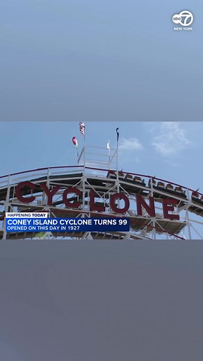 Happy 99th birthday to the legendary Coney Island Cyclone! Since opening on June 26, 1927, the iconic wooden roller coaster has thrilled generations of riders with speeds up to 60 mph along its 2,640-foot track. Nearly a century later, it's still one of Luna Park's most beloved attractions.